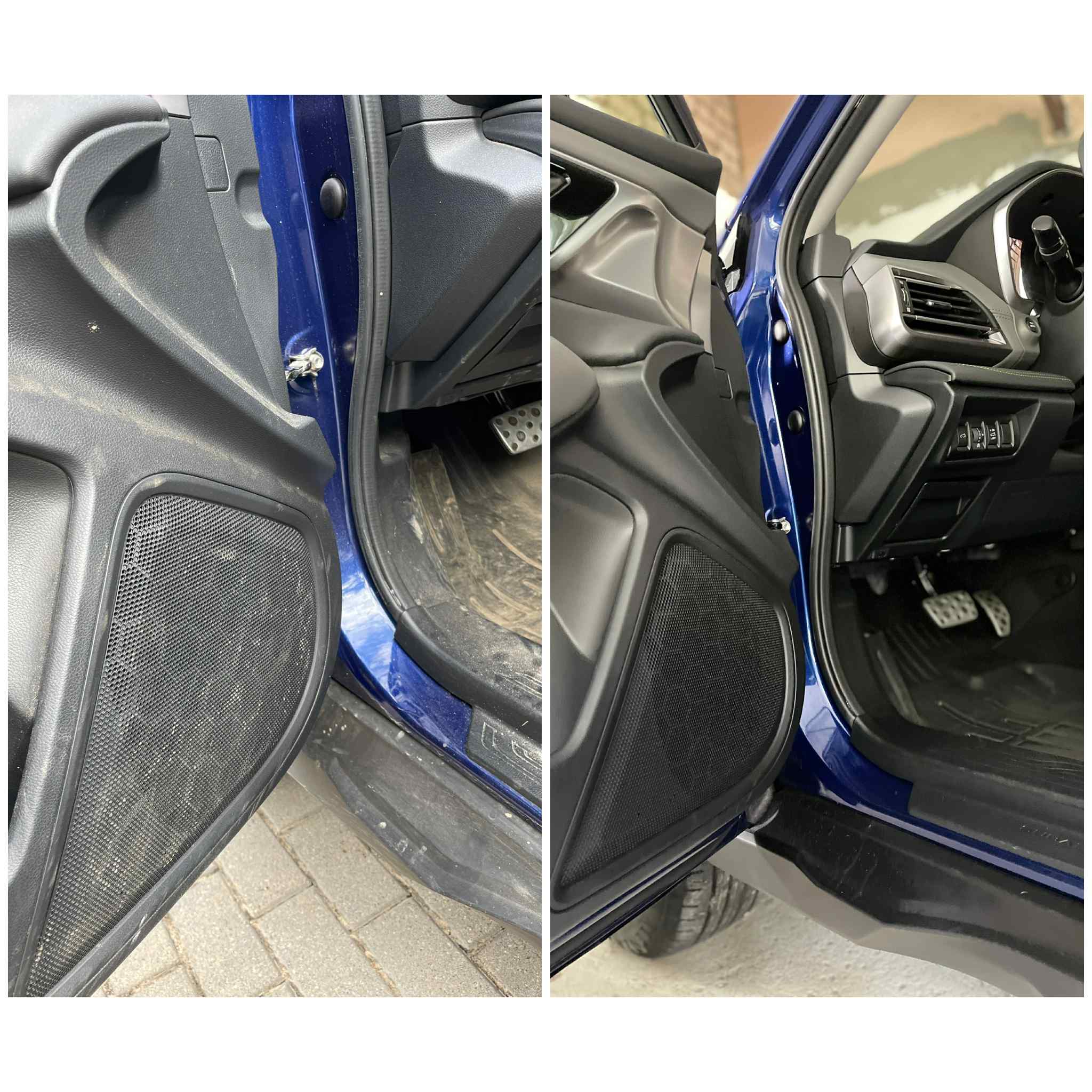 Automobilio valymo rezultatas