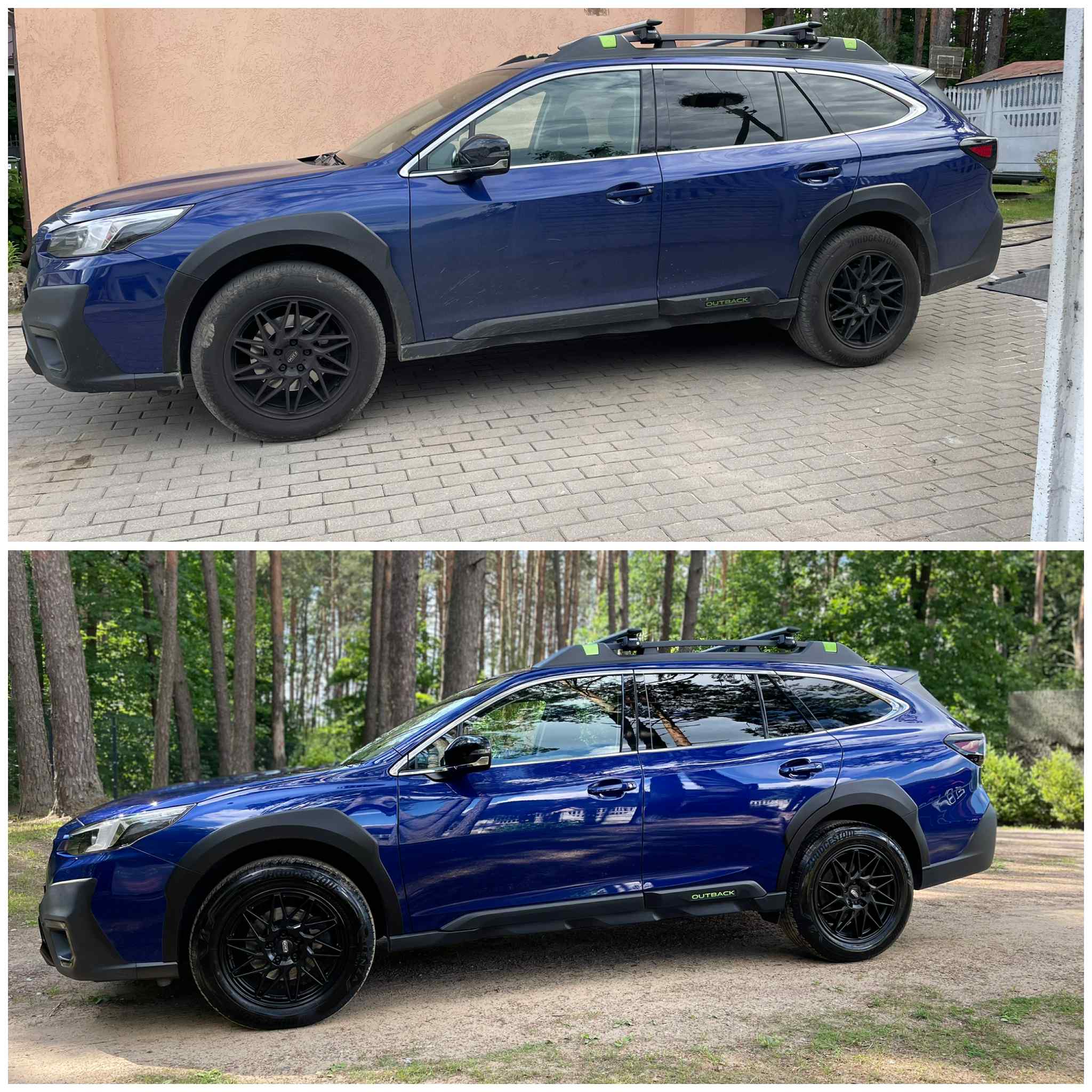 Automobilio valymo rezultatas