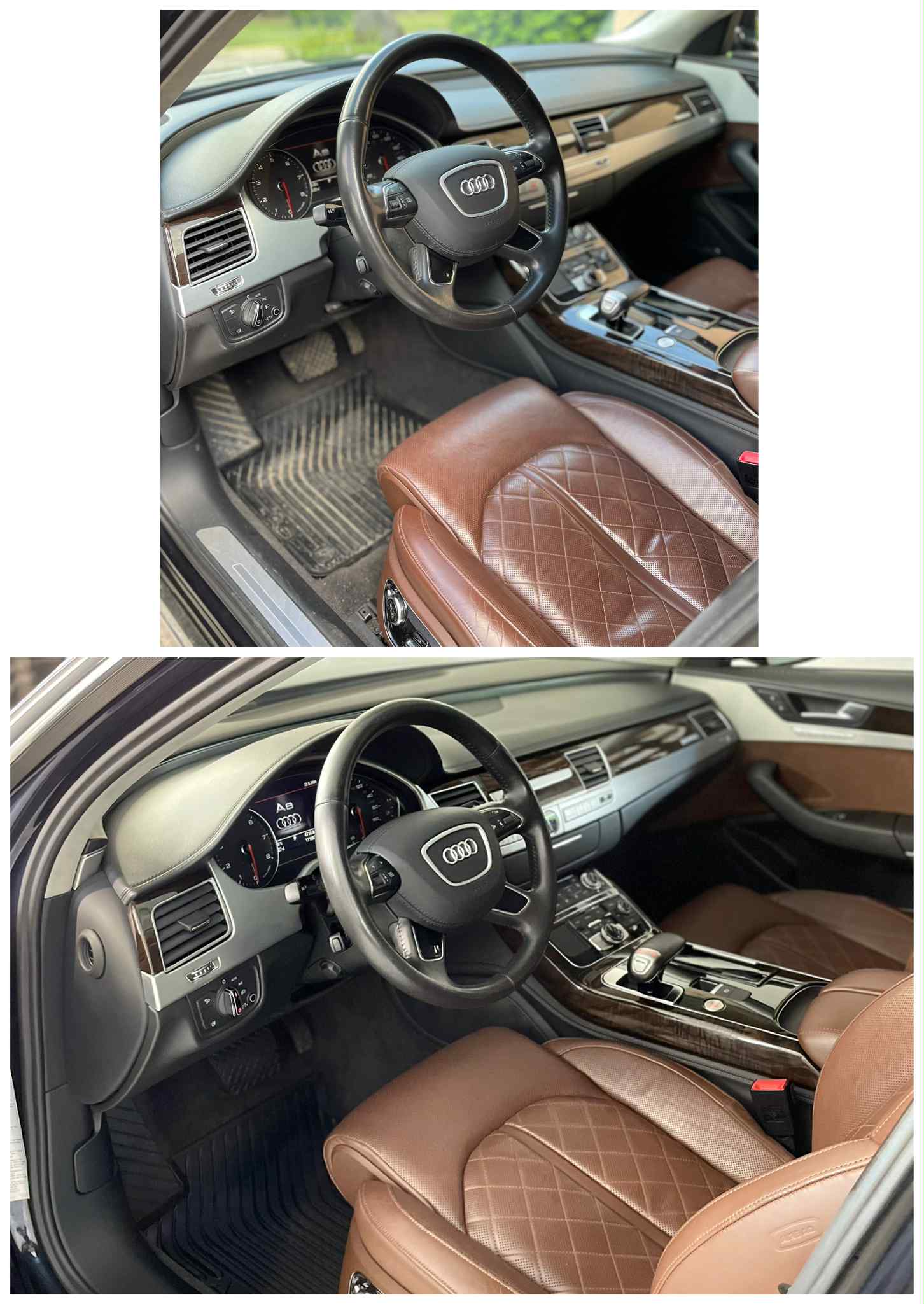 Automobilio valymo rezultatas